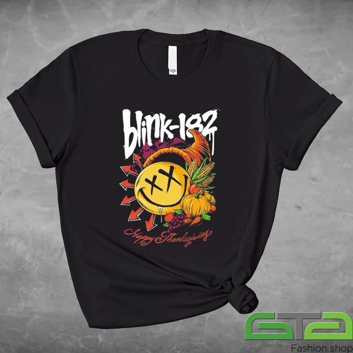 Official Blink-182 Happy Thanksgiving 2024 T-shirt