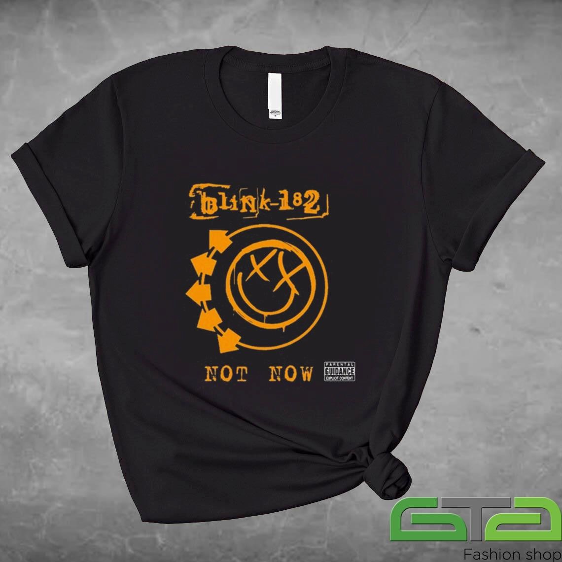 Official Blink-182 Not Now Greatest Hits Album T-shirt