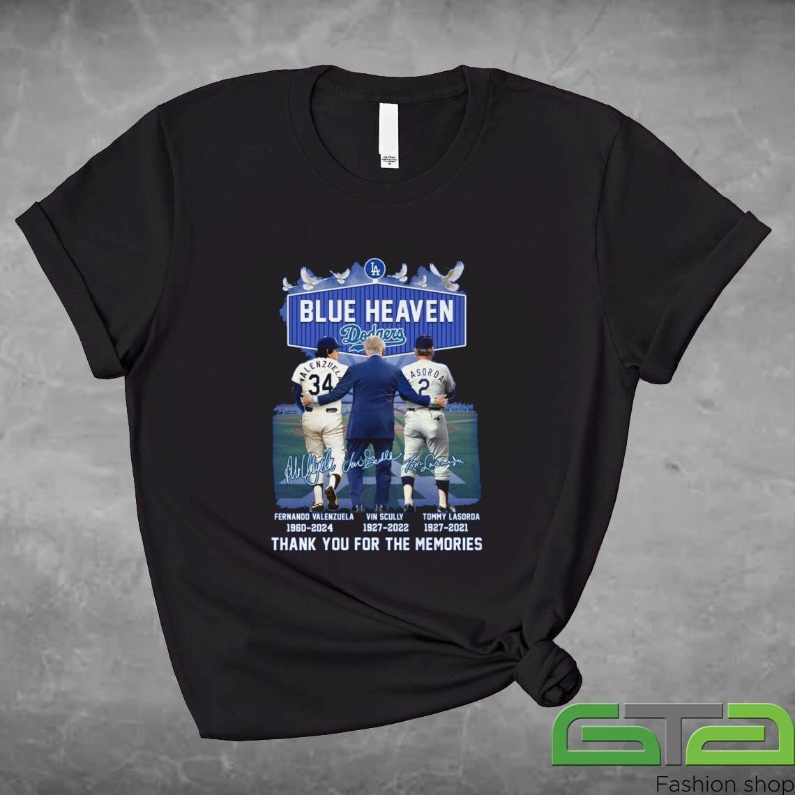 Official Blue Heaven Thank You For The Memories Signatures 2024 T-shirt