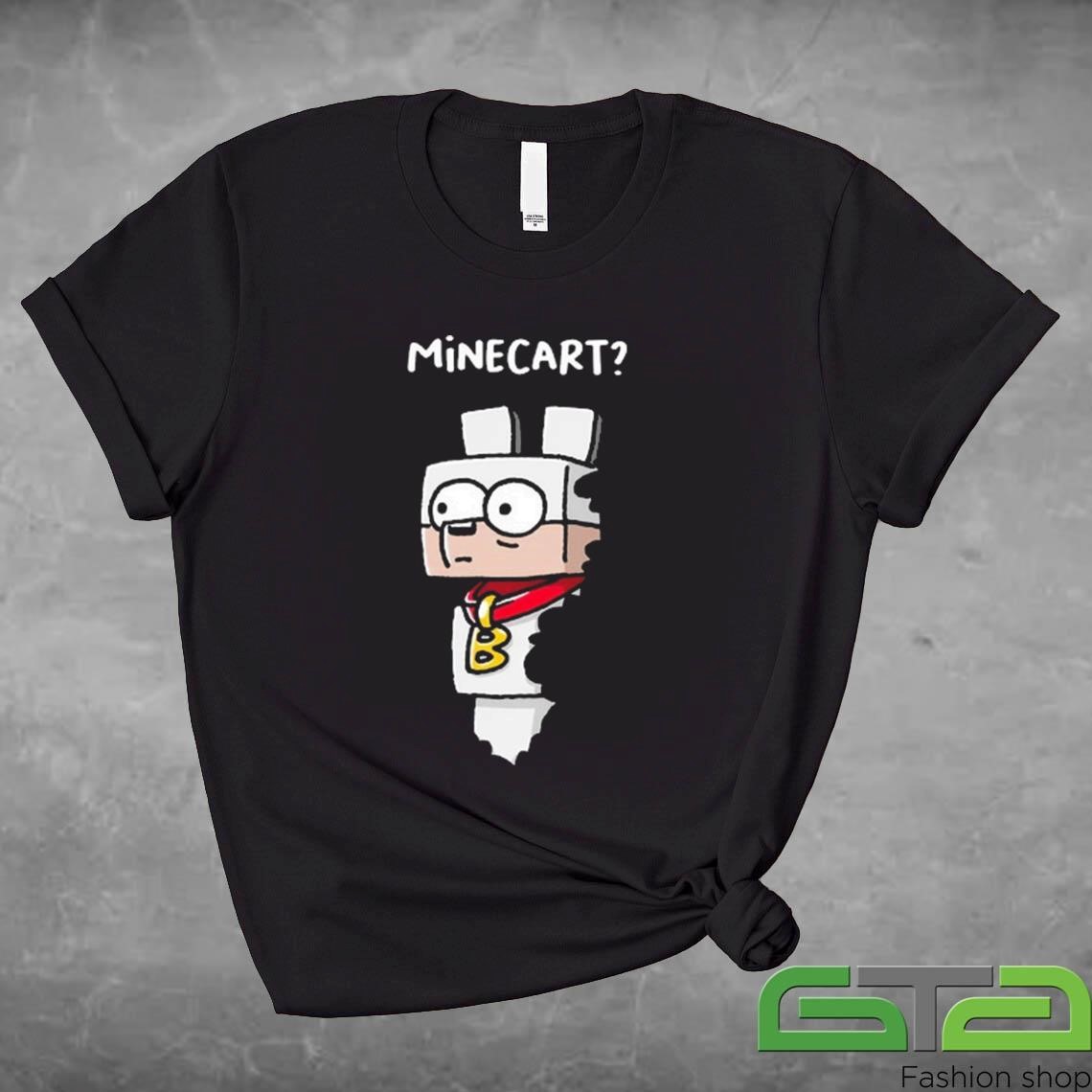 Official Cherry Island Bork Minecart T-shirt