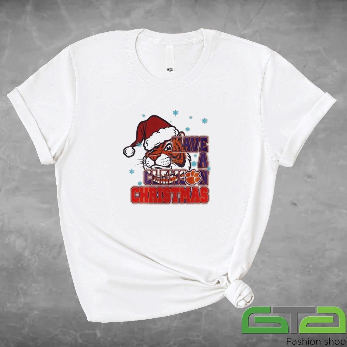 Official Clemson Tigers Have A Clemson Christmas 2024 T-shirt