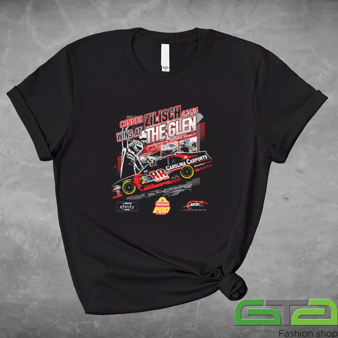 Official Connor Zilisch Wins At The Glen Sweeps In Series Debut 2024 T-shirt