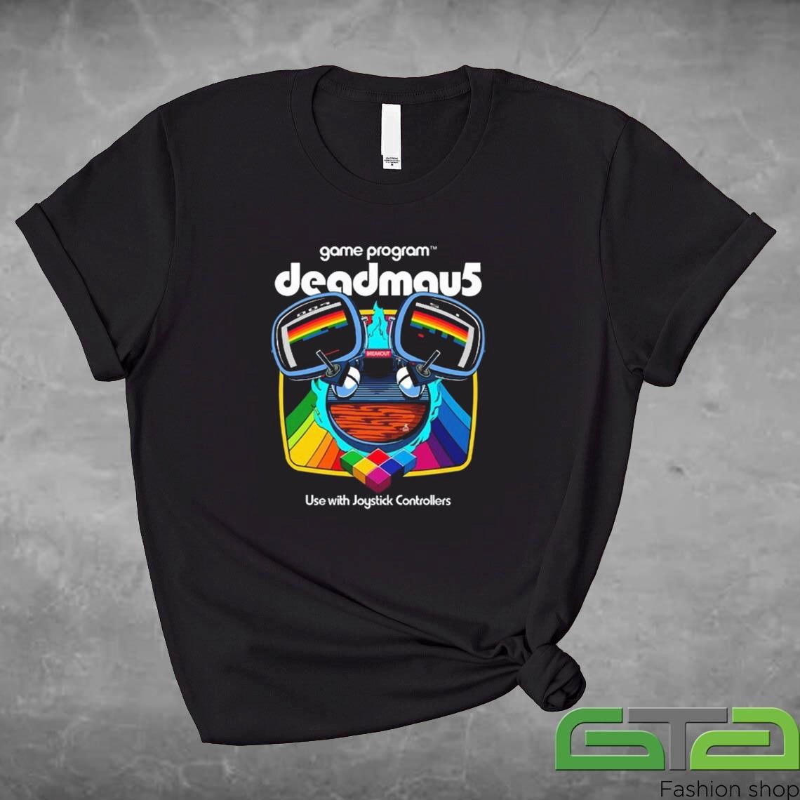 Official Deadmau5 Atari Game Program T-shirt