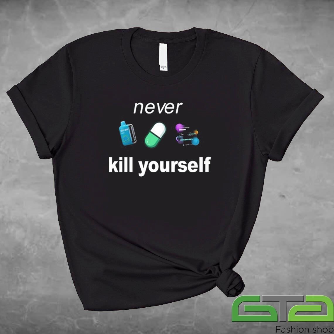 Official Degod Never Kill Yourself T-shirt