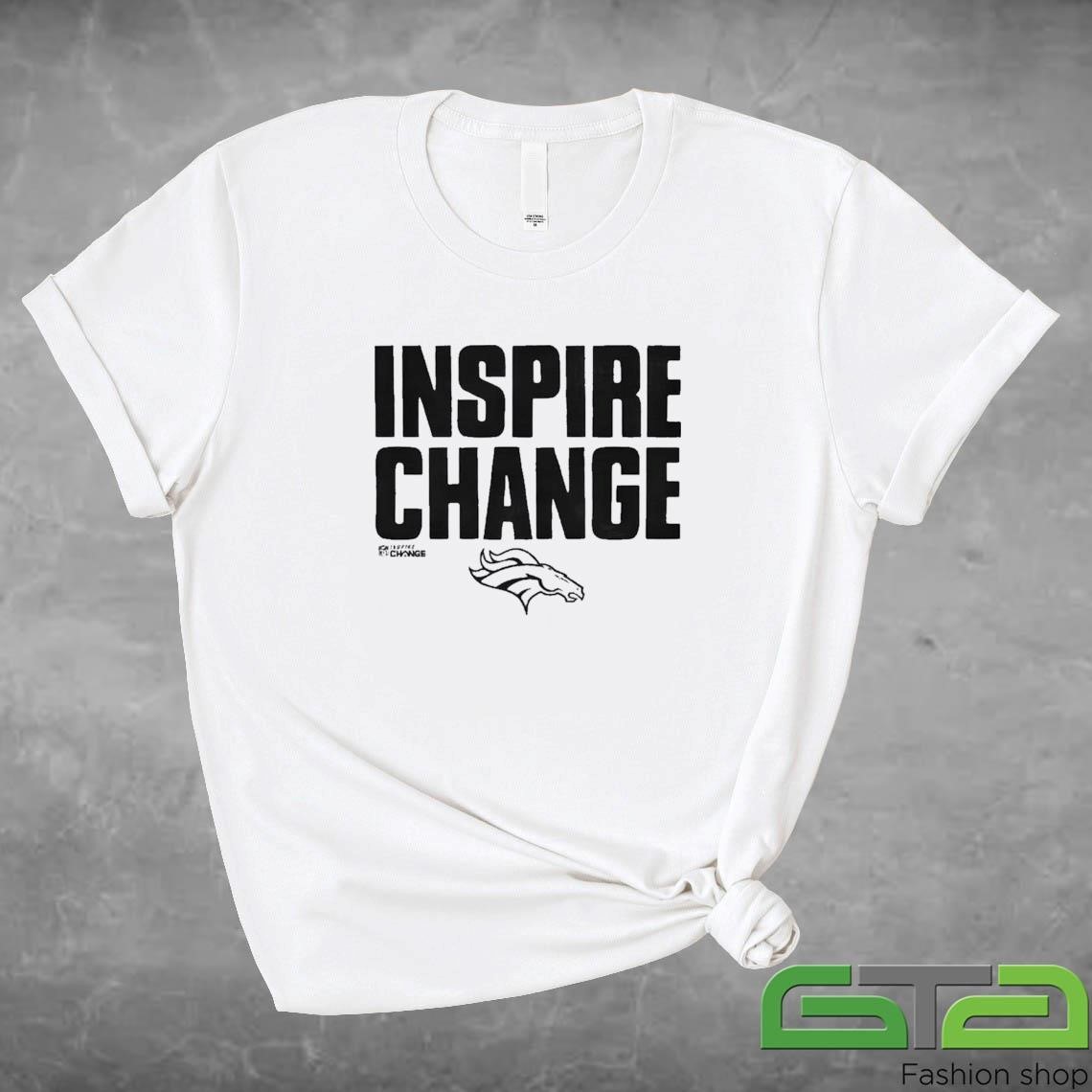 Official Denver Broncos 2024 Inspire Change T-shirt