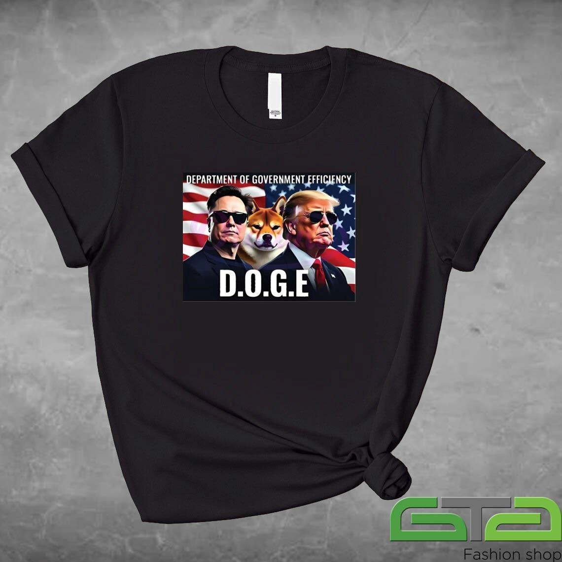 Official Department Of Government Efficiency Trump Musk Doge 2024 T-shirt