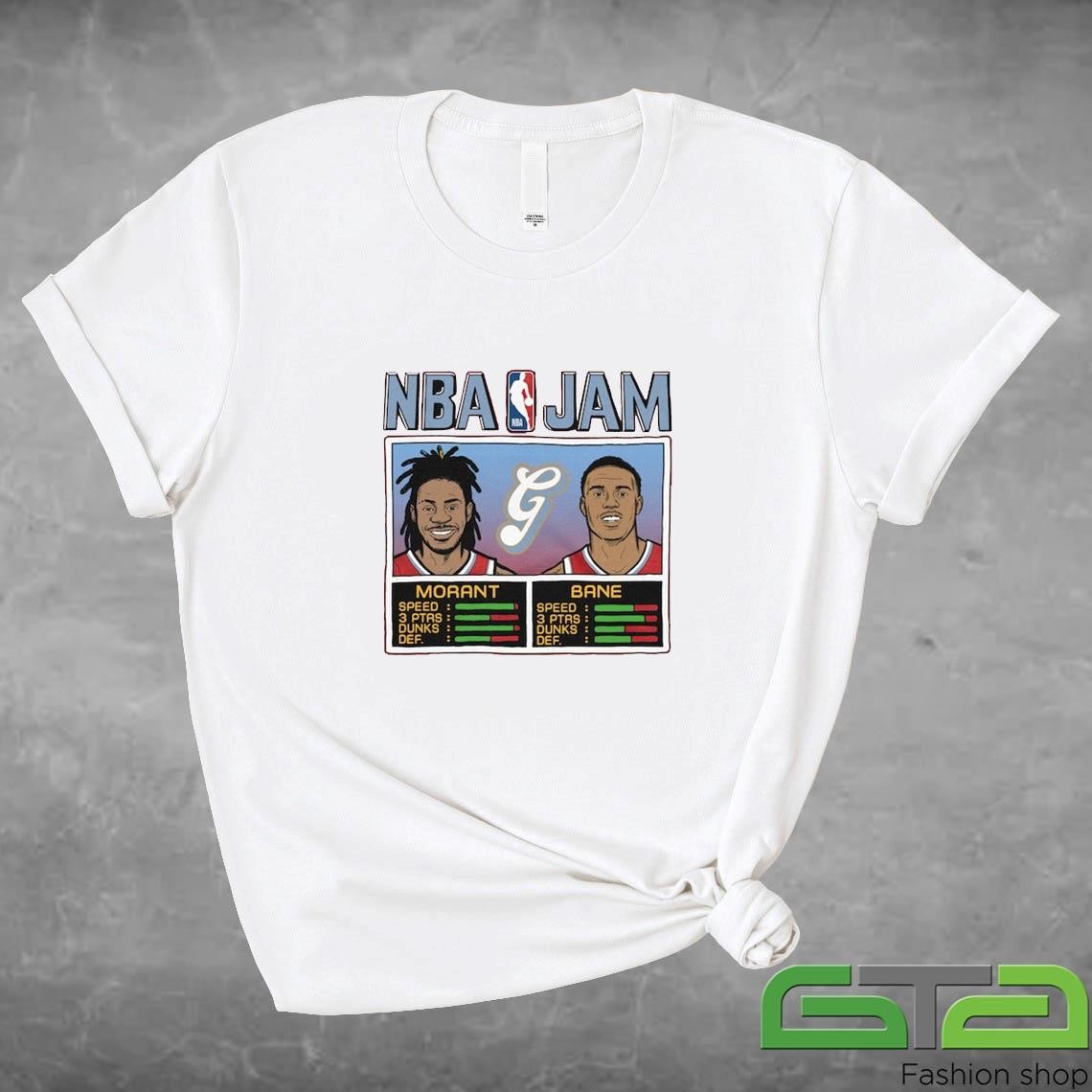 Official Desmond Bane & Ja Morant Red Memphis Grizzlies 2024-25 City Edition NBA Jam Tri-Blend T-shirt