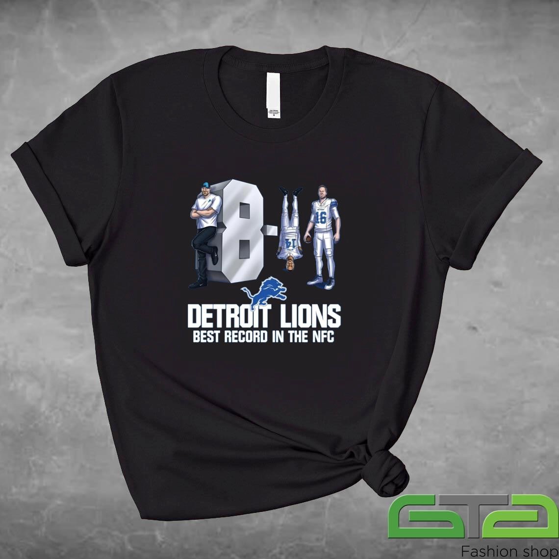 Official Detroit Lions 8 1 Best Record In The NFC T-shirt