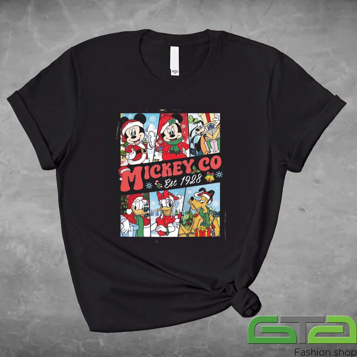 Official Disney Christmas Mickey & Co Est 1928 Sweashirt