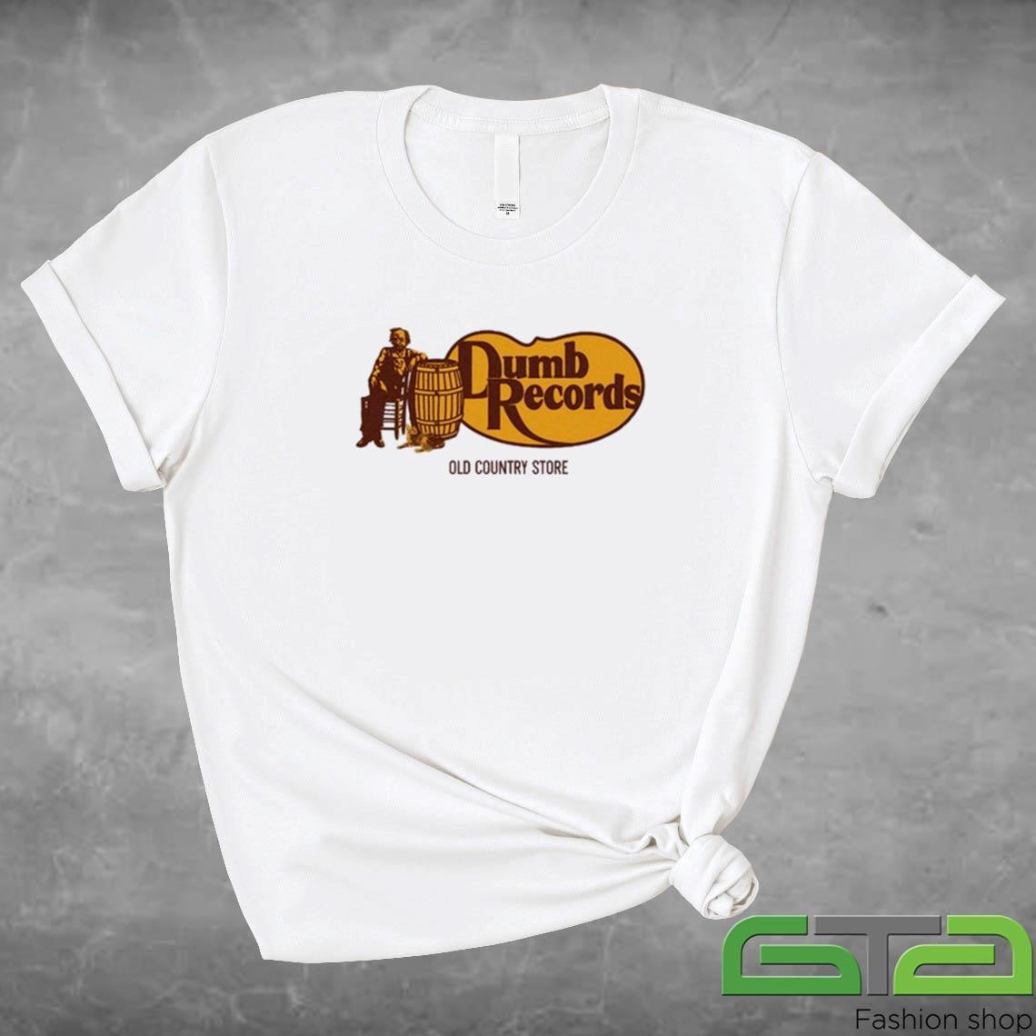 Official Dumb Records Old Country Store T-shirt