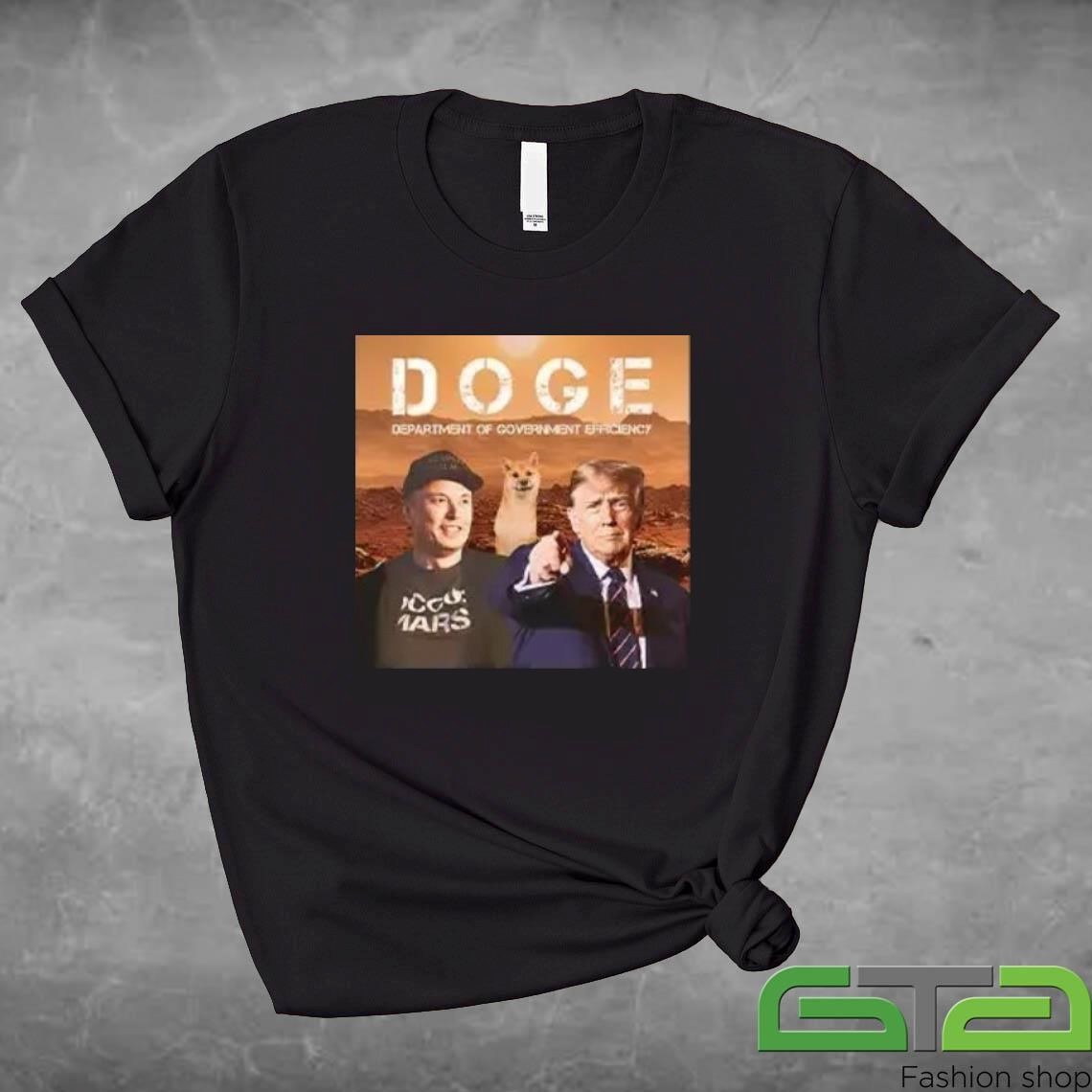 Official Elon Musk And Trump Doge Department Of Government Efficiency 2024 T-shirt