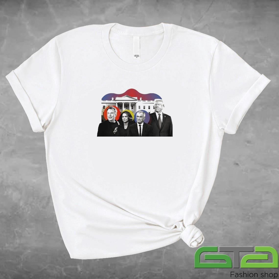 Official Elon Musk, Tulsi Gabbard, Robert F. Kennedy Jr. and Donald Trump T-shirt