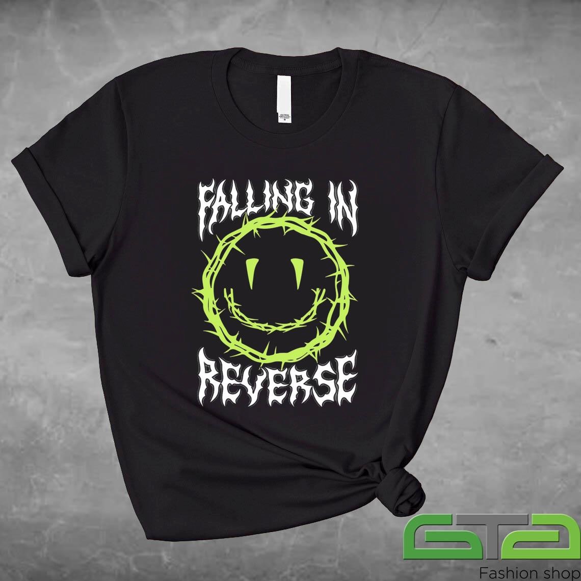 Official Falling In Reverse Smiley Thorns T-shirt