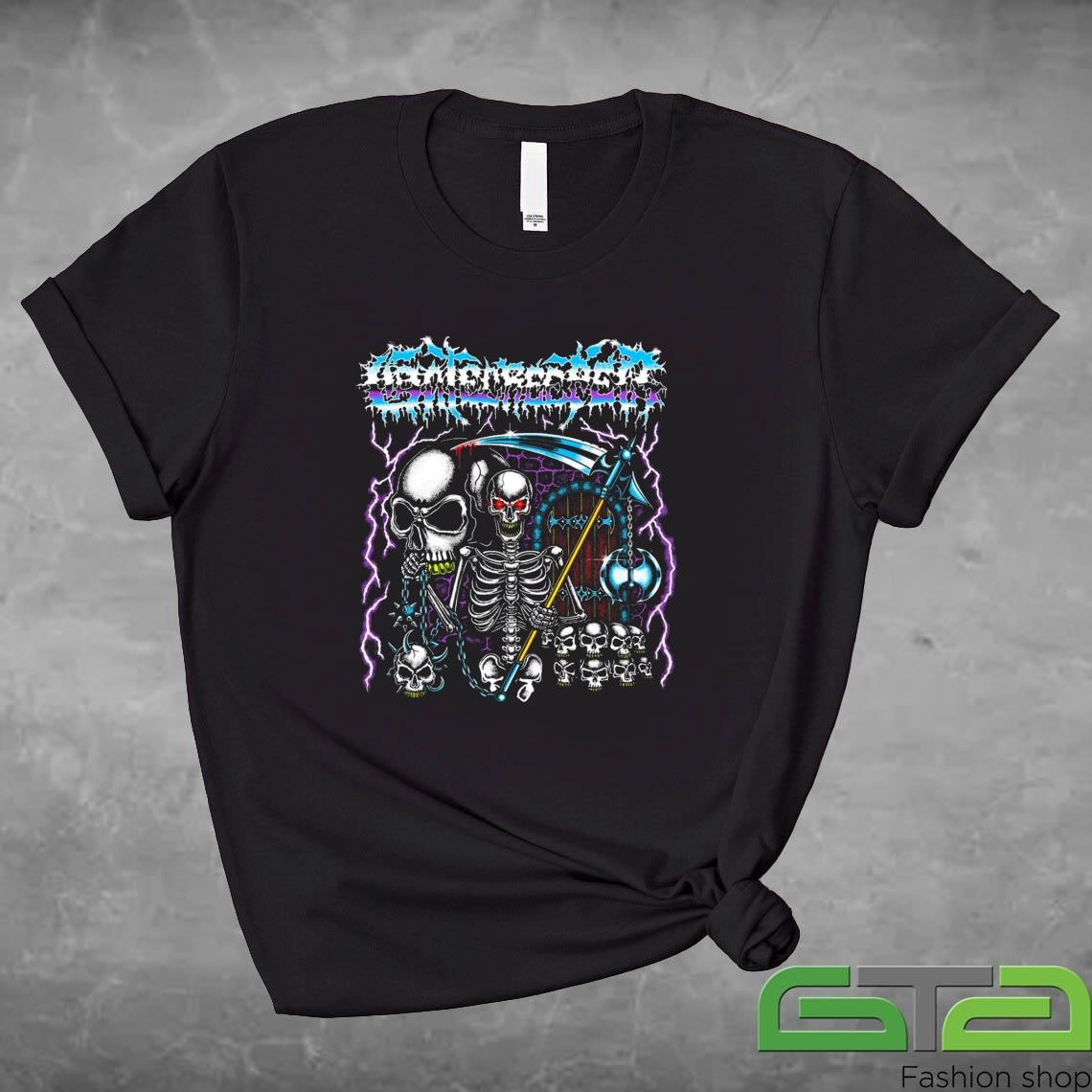 Official Gatecreeper Gatecreeper Purple Lightning T-shirt