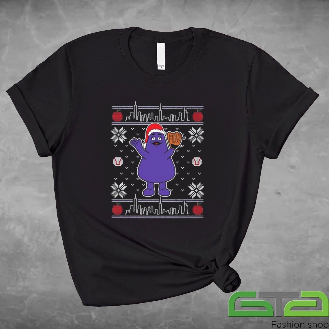 Official Grimace Ugly Christmas T-shirt