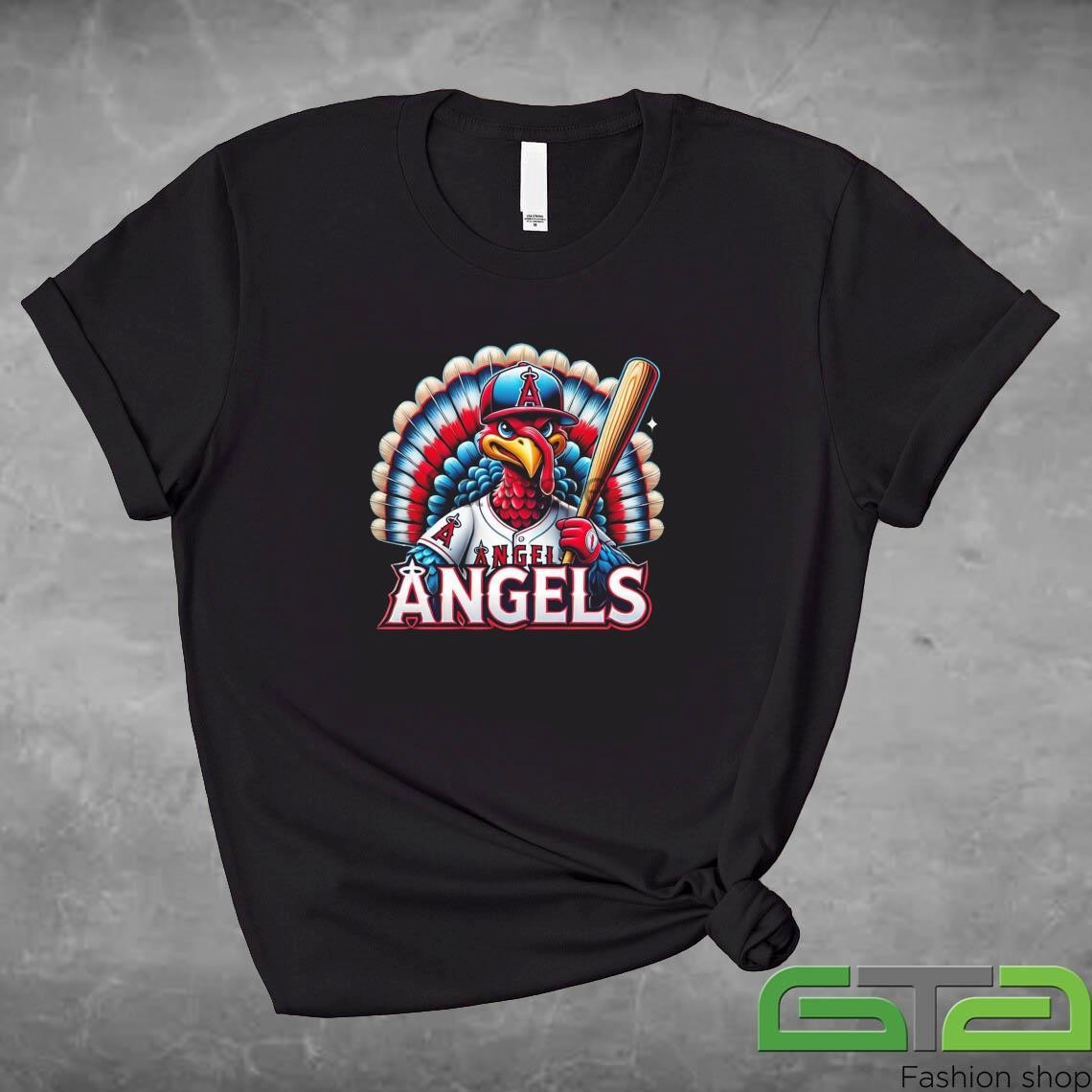 Official Happy Thanksgiving Los Angeles Angels Baseball Turkey 2024 T-shirt