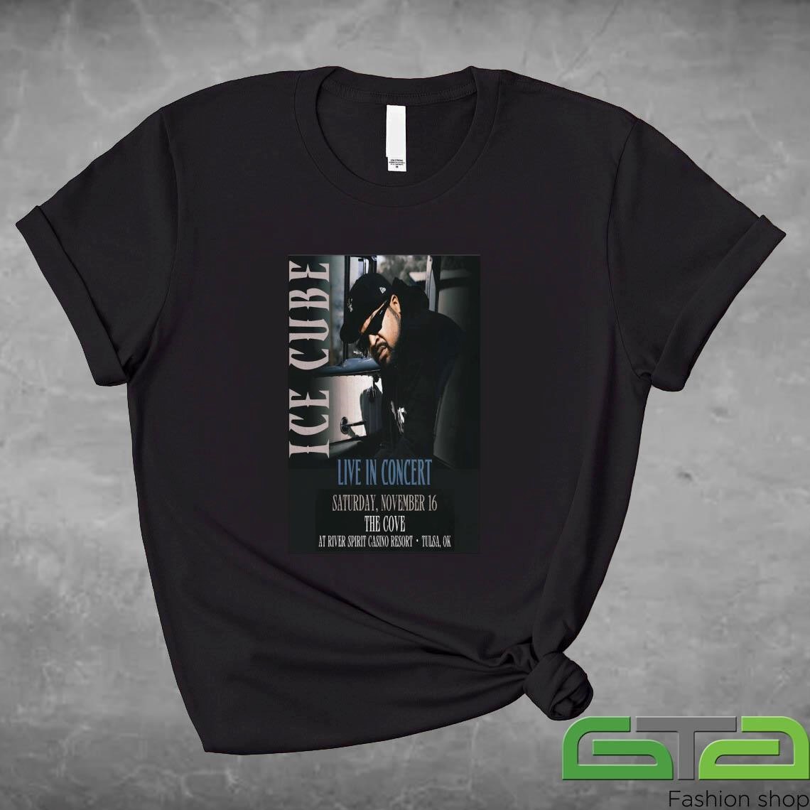 Official Ice Cube Live In Concert November 16, 2024 The Cove At River Spirit Casino, Tulsa OK T-shirt