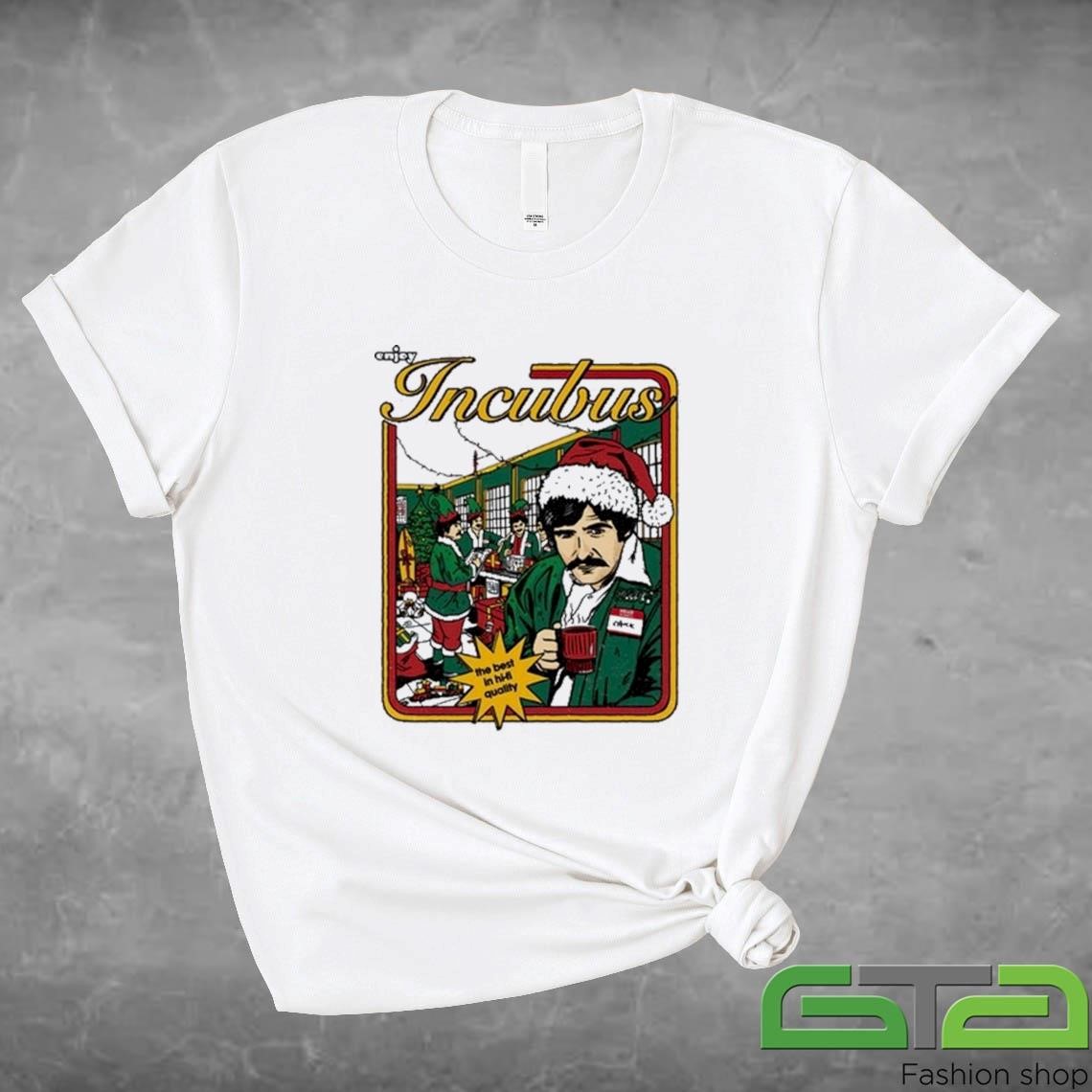 Official Incubus Santa Chuck Workshop T-shirt