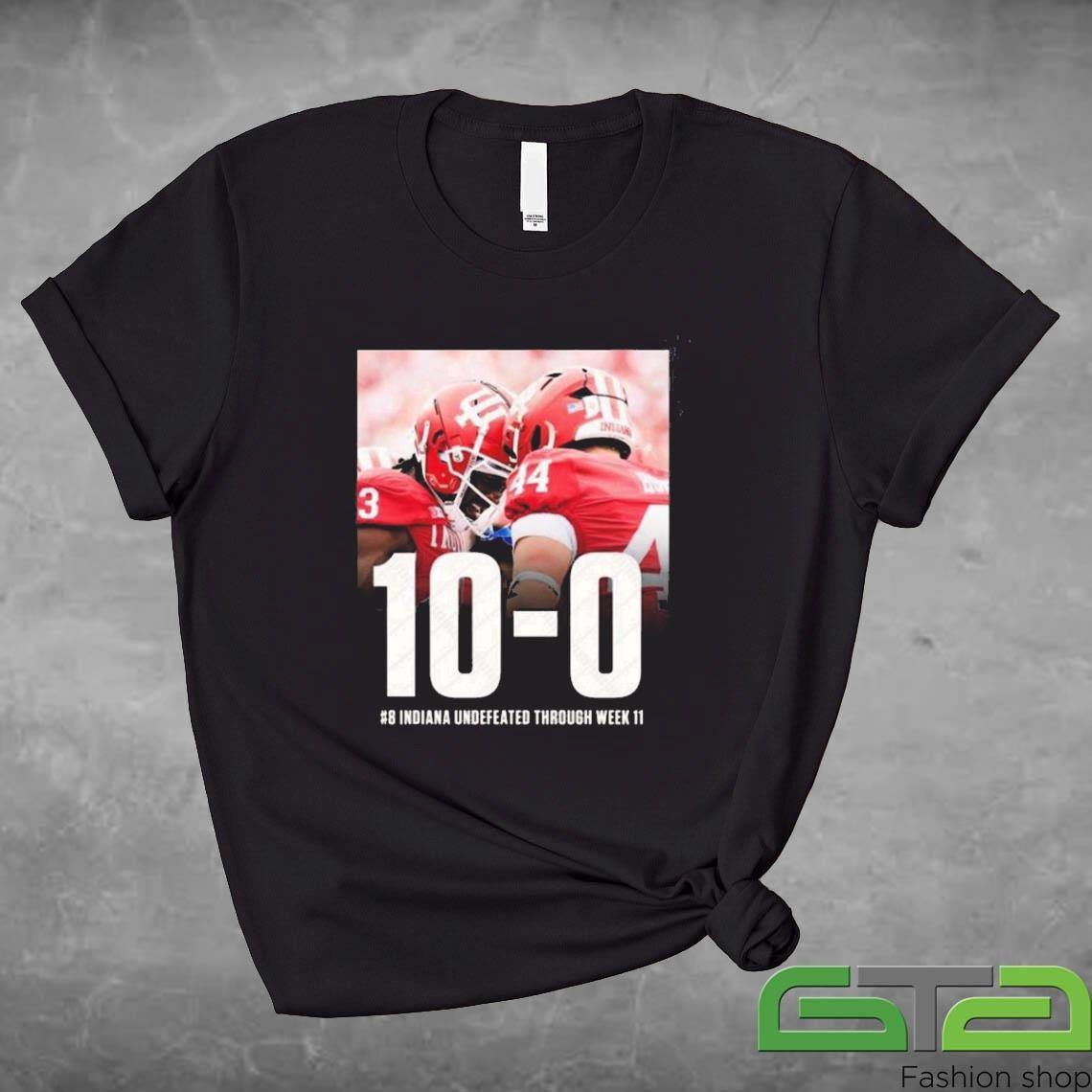 Official Indiana Football 10-0 For The First Time In Program History T-shirt