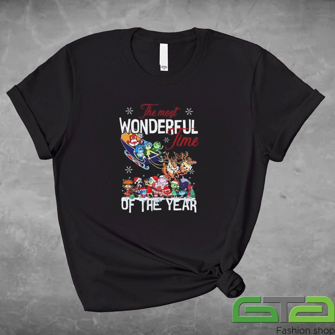 Official Inside Out The Most Wonderful Time Of The Year Christmas T-shirt