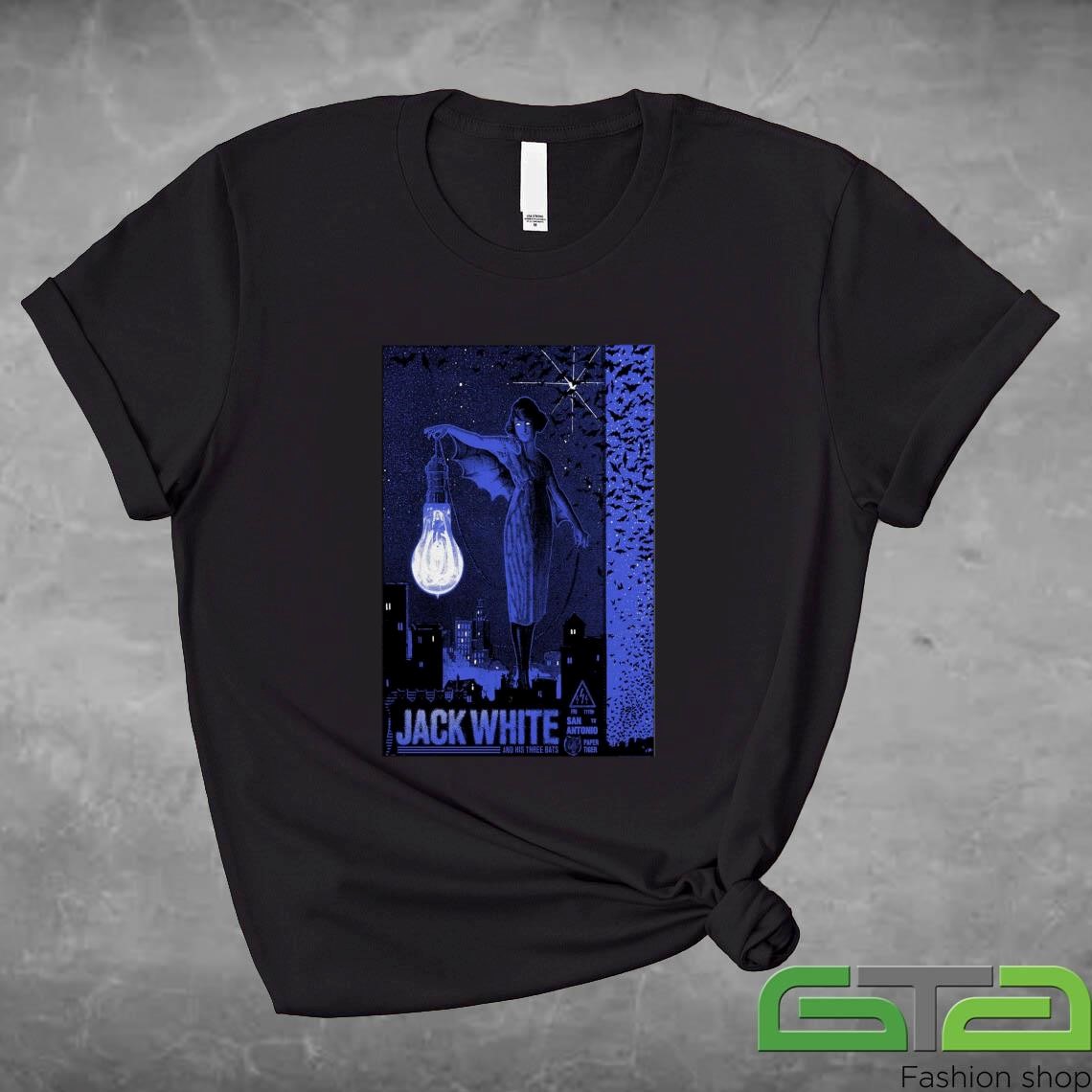 Official Jack White On November 15 2024 In San Antonio TX T-shirt