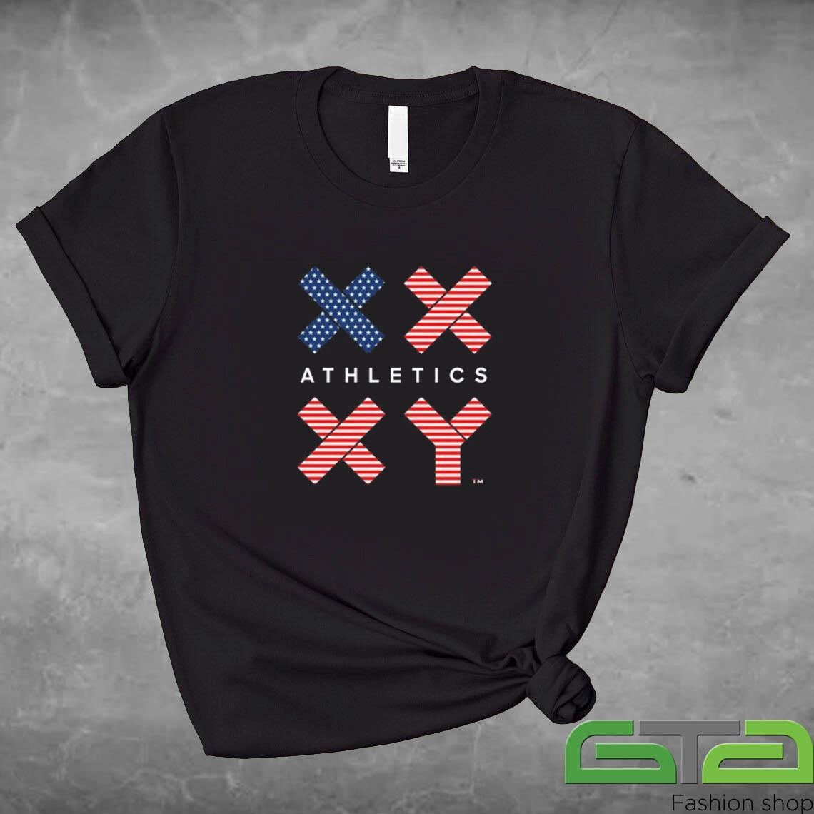 Official Jennifer Sey Xx-Xy Athletics Flag Usa T-shirt