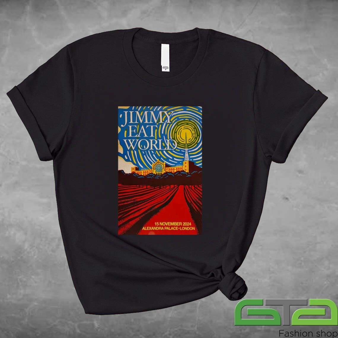 Official Jimmy Eat World On November 15 2024 In London UK Tour T-shirt