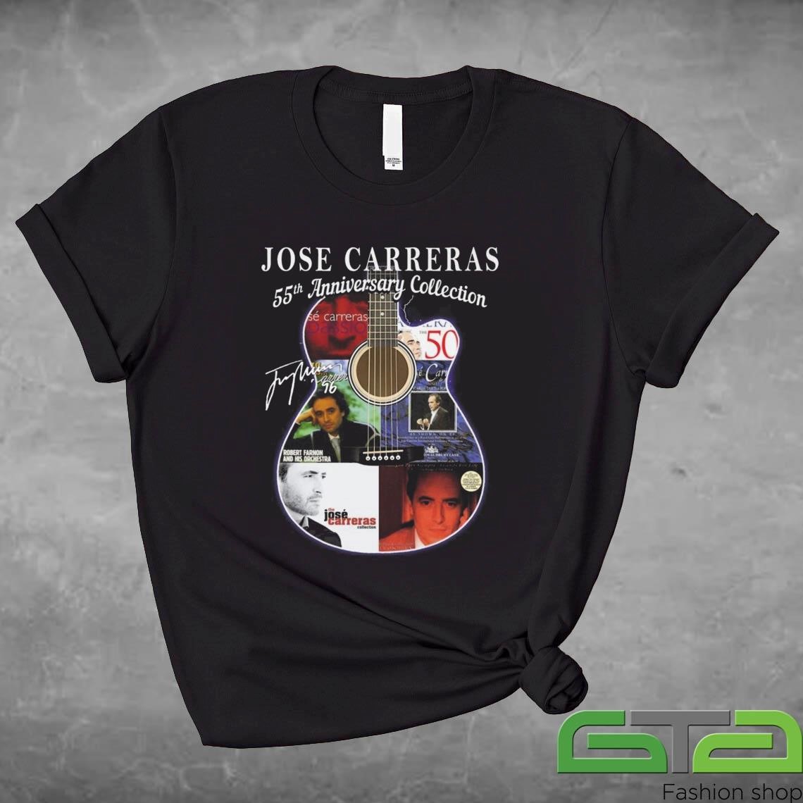 Official Jose Carreras 55th Anniversary Collection Signature 2024 T-shirt