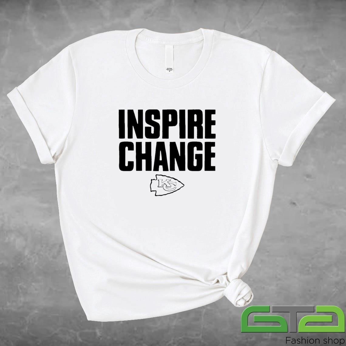 Official Kansas City Chiefs 2024 Inspire Change T-shirt