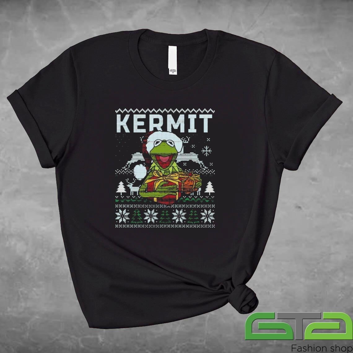 Official Kermit Christmas Ugly The Muppet Christmas Carol T-shirt