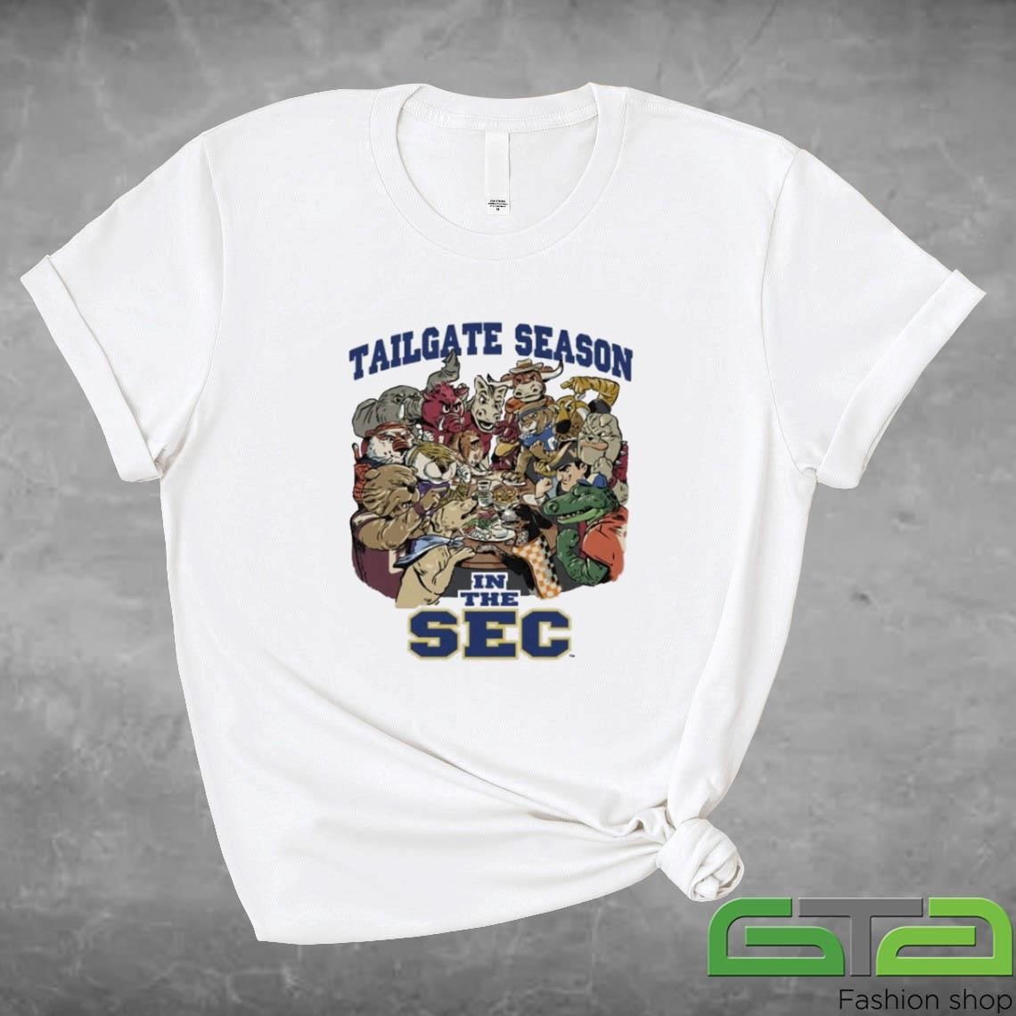 Official LSU SEC Tailgate Table Season In The SEC T-shirt