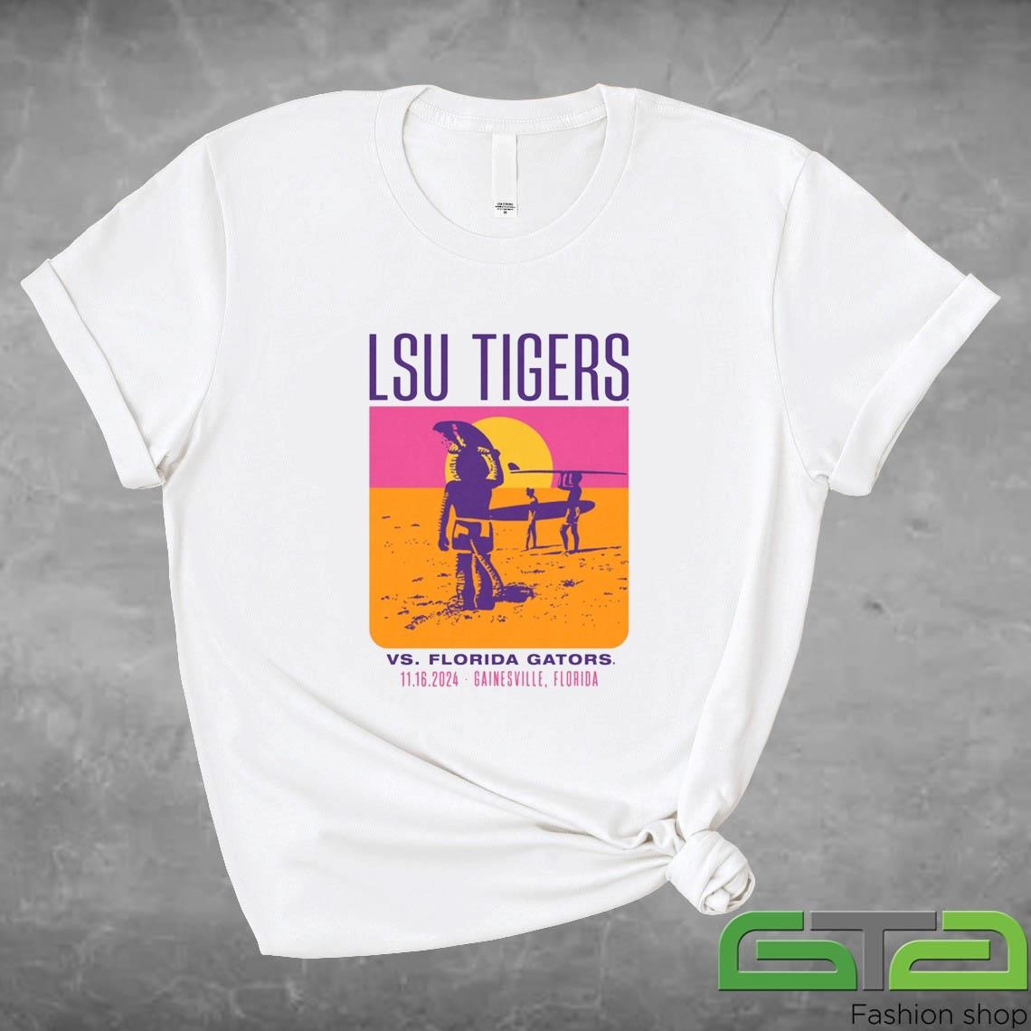 Official LSU Tigers vs Florida Gators Game Day 11 16 2024 Gainesville Florida T-shirt