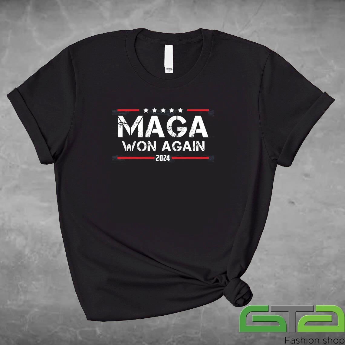 Official Maga Won Again 2024 Trump Won 2024 T-shirt