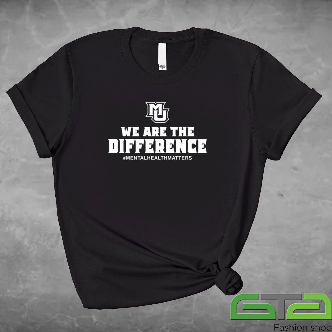 Official Marquette You Are The Difference Mentalhealthmatters T-shirt