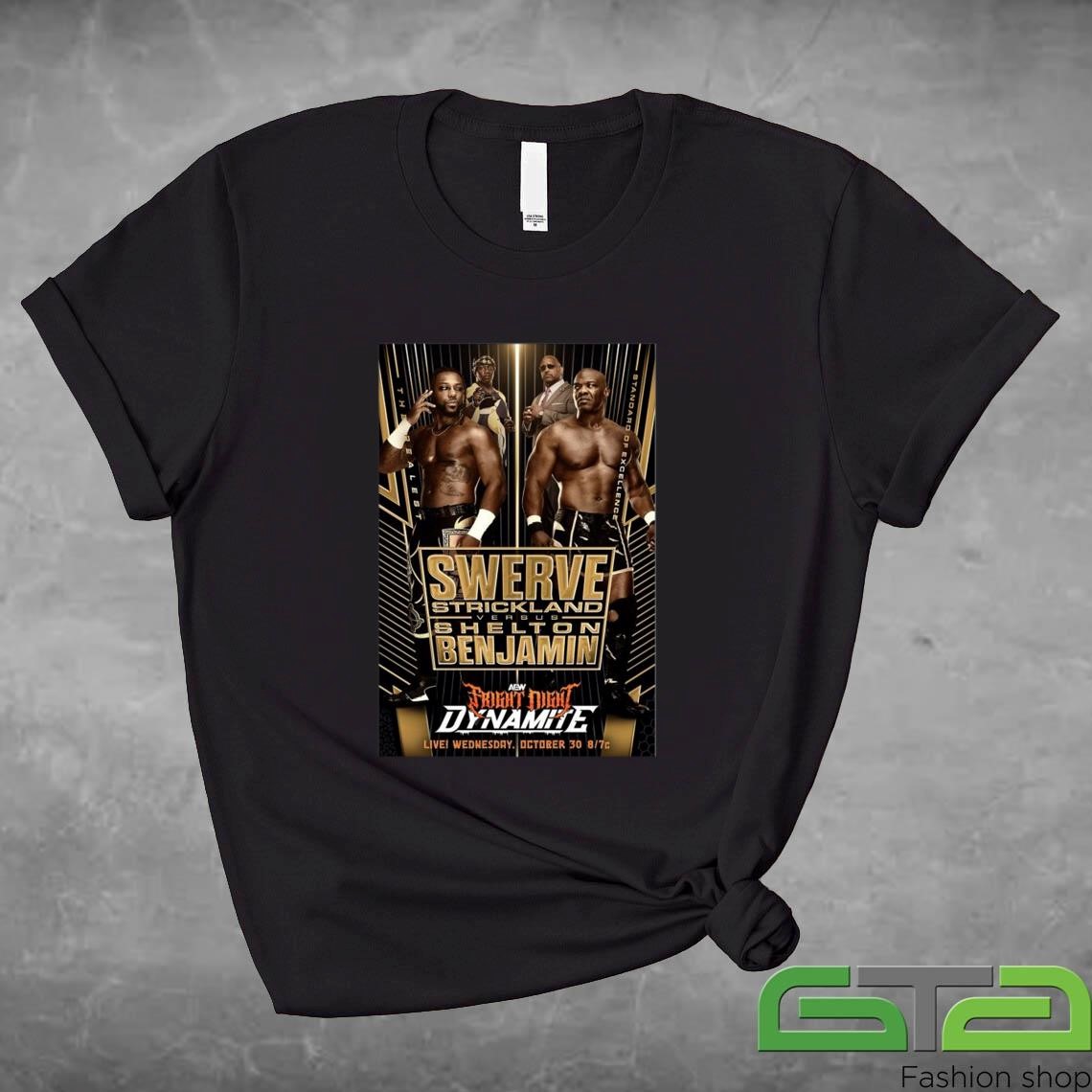 Official Matchup Monday - Swerve Strickland vs Shelton Benjamin - Fright Night 2024 T-shirt