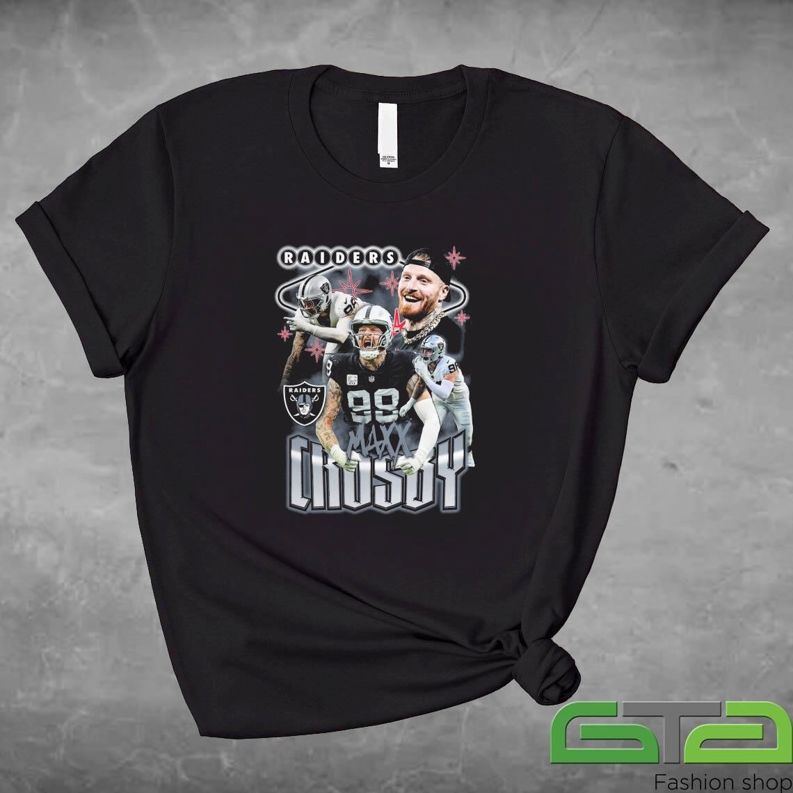 Official Maxx Crosby Las Vegas Raiders Notorious Player Graphic T-shirt