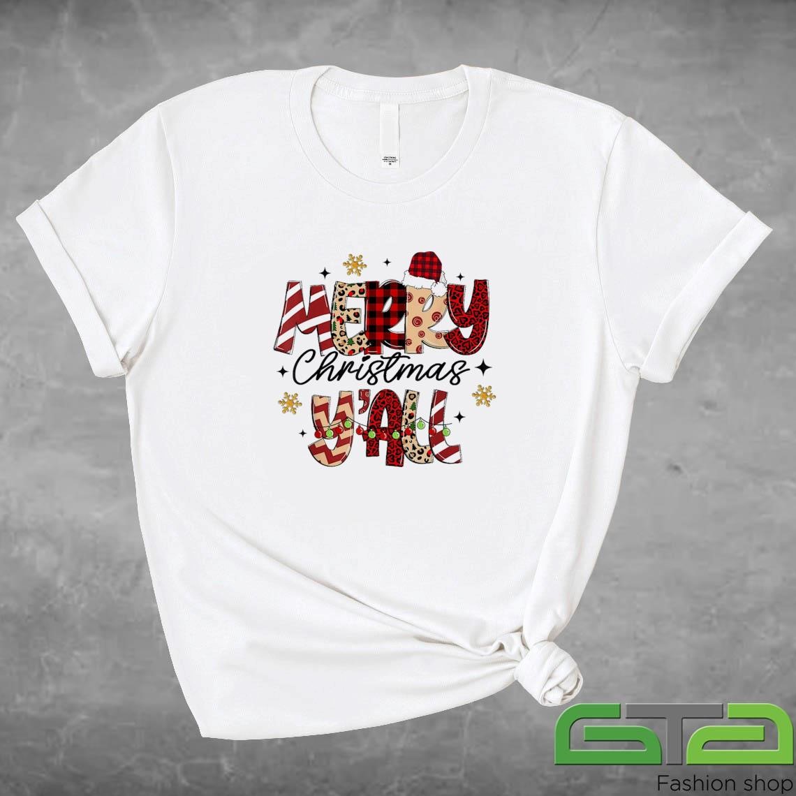 Official Merry Christmas Y'All Christmas Xmas 2024 Sweashirt