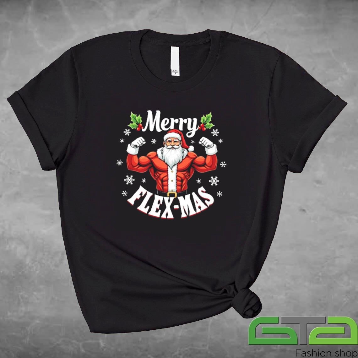 Official Merry Flexmas Merry Christmas Day 2024 Sweashirt