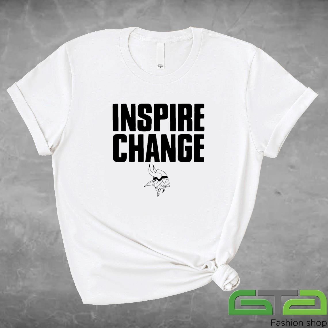 Official Minnesota Vikings 2024 Inspire Change T-shirt