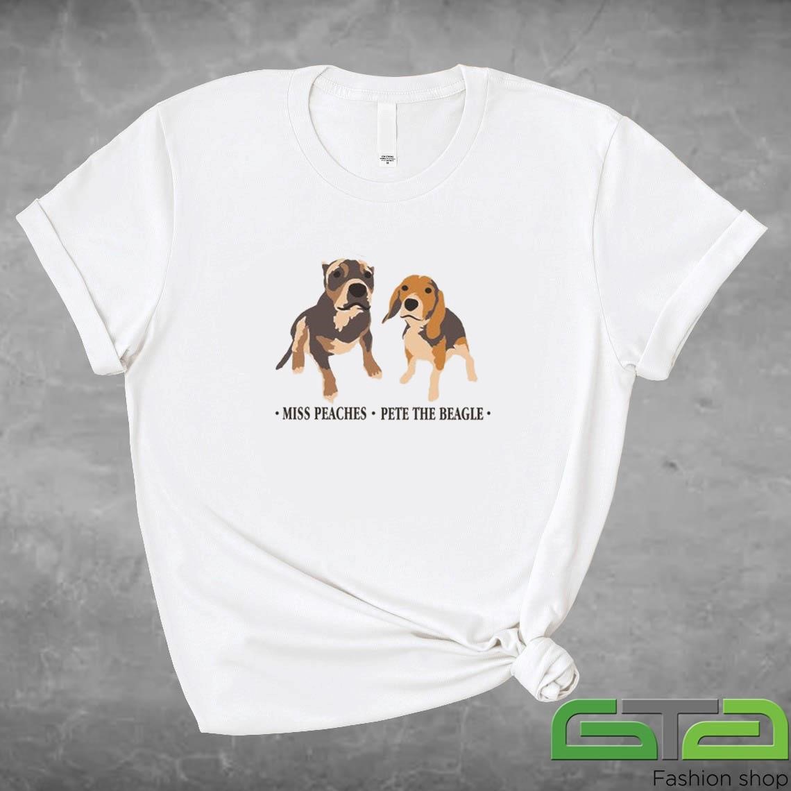 Official Miss Peaches & Pete The Beagle T-shirt