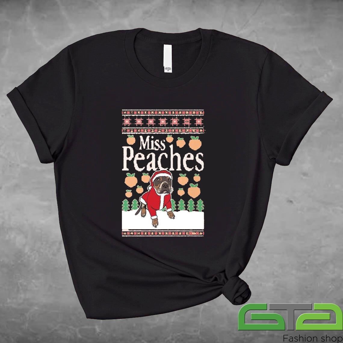 Official Miss Peaches Premium Ugly Christmas T-shirt