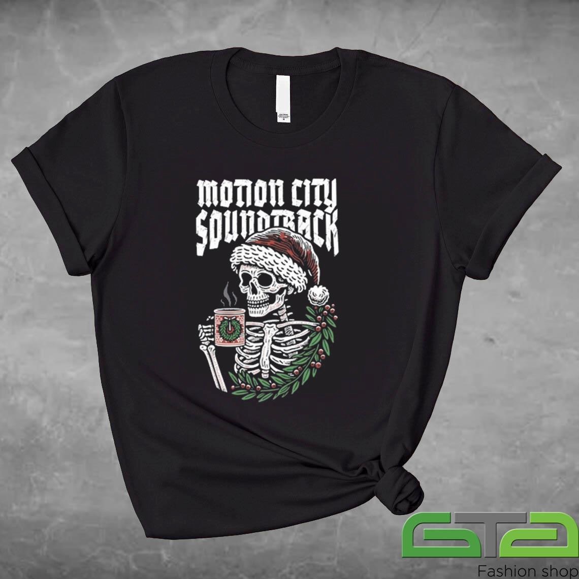 Official Motion City Soundtrack Skeleton Xmas T-shirt