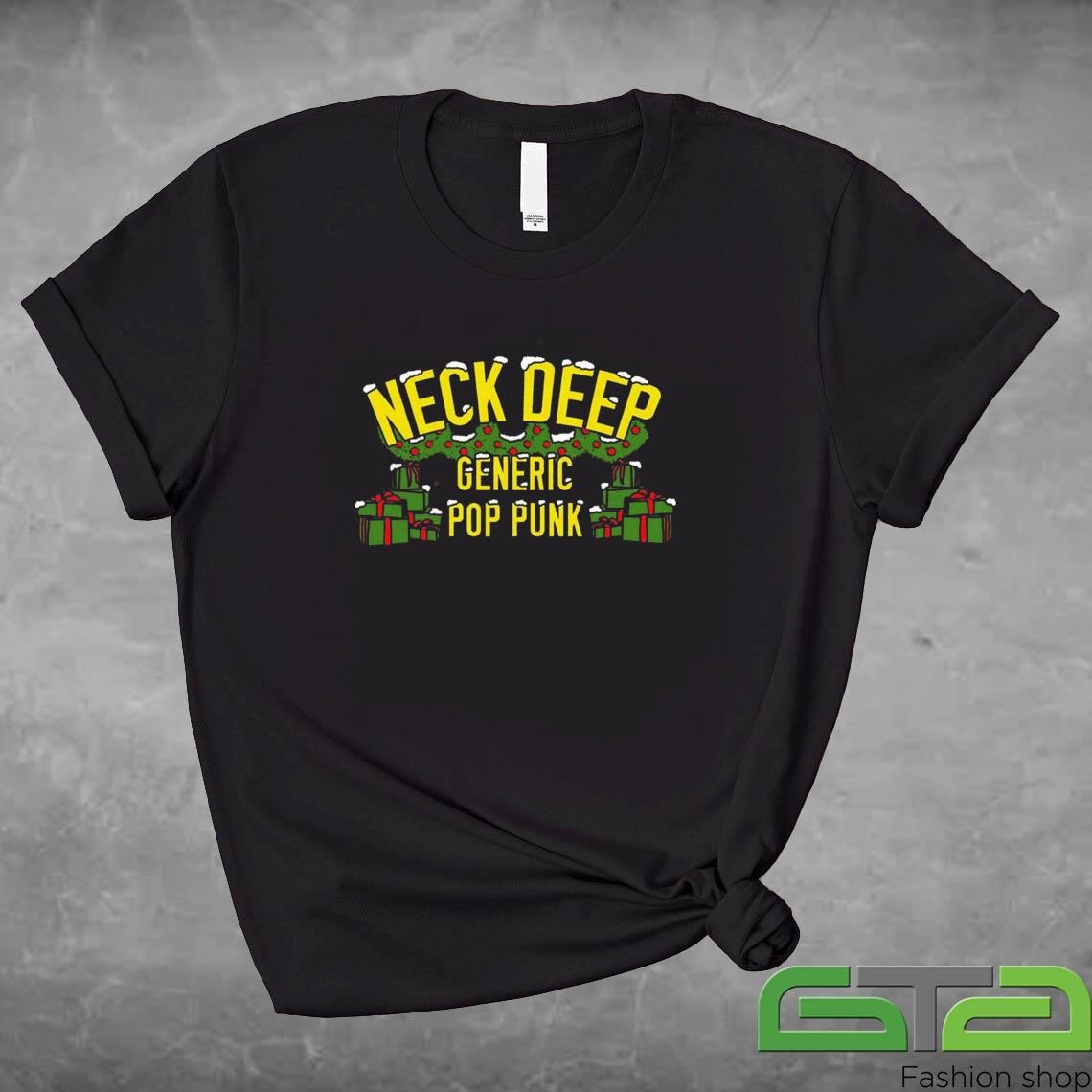 Official Neck Deep Generic Pop Punk Christmas Holiday T-shirt