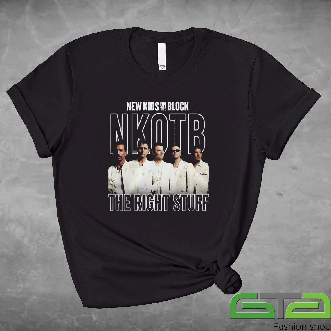 Official New Kids On The Block The Right Stuff T-shirt