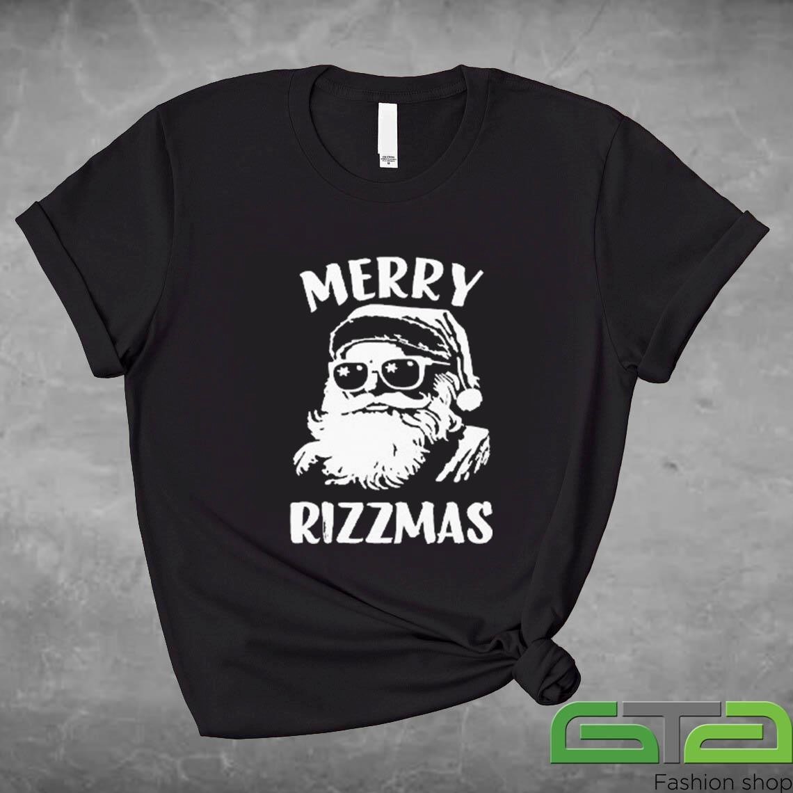 Official New Orleans Saints Blake Grupe Merry Rizzmas Darren Rizzi T-shirt