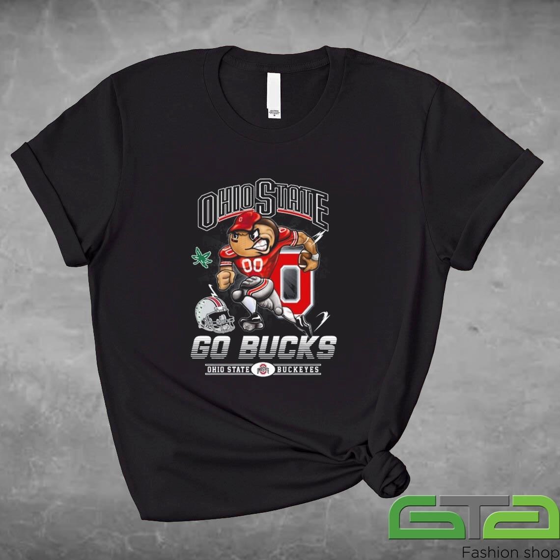 Official Ohio State Buckeyes Go Bucks Mascot 2024 T-shirt