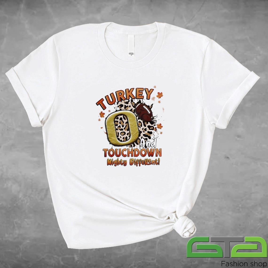 Official Oregon Ducks Turkey Touchdown I Gotta Believe T-shirt