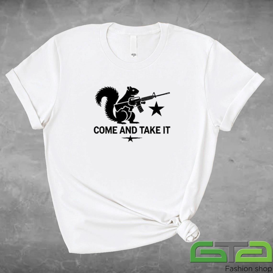 Official Peanut The Squirrel Come And Take It T-shirt