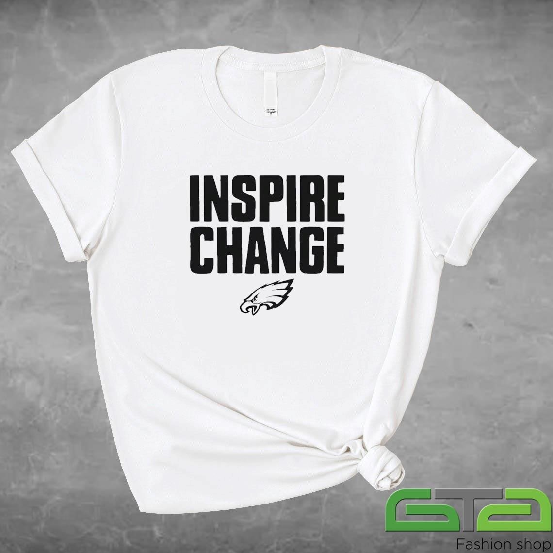 Official Philadelphia Eagles 2024 Inspire Change T-shirt