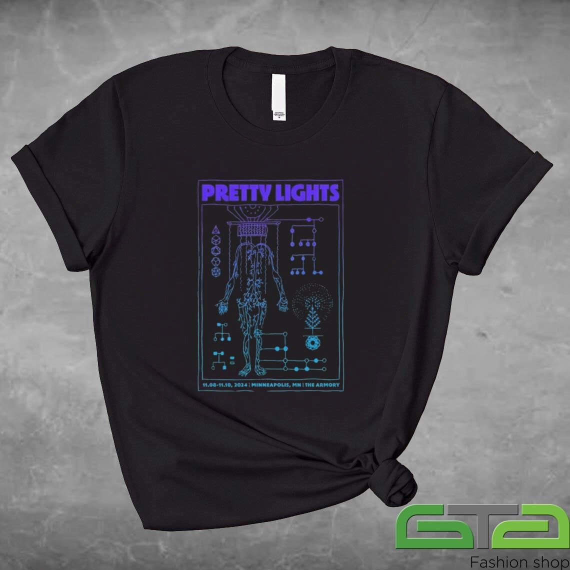 Official Pretty Lights The Armory Minneapolis, MN Nov 08 2024 T-shirt